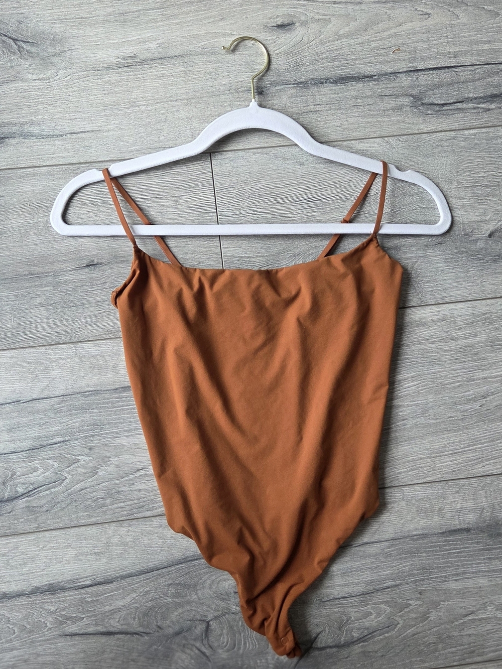 SKIMS Fits Everybody Cami Thong Bodysuit - M